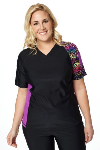 V-Neck Coastal Rashguard Swim Top