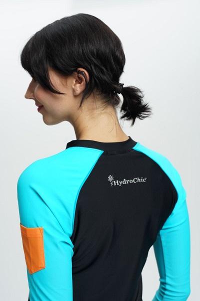 La Playa 3/4 Long Sleeve Rash Guard and  Running Shirt