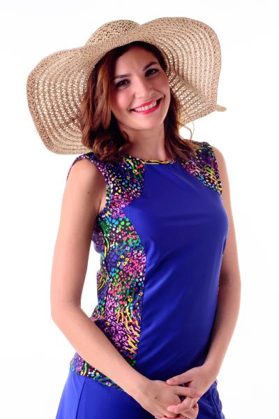 Tidal Tank Sporty Sleeveless Swim n' Gym Top