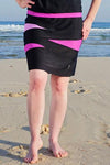 Color Triangles Swim and Sports Skirt 18.5" with Attached Shorts