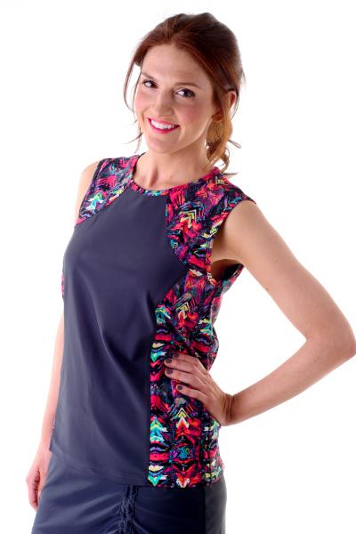 Tidal Tank Sleeveless Swim n' Gym Top-Sale