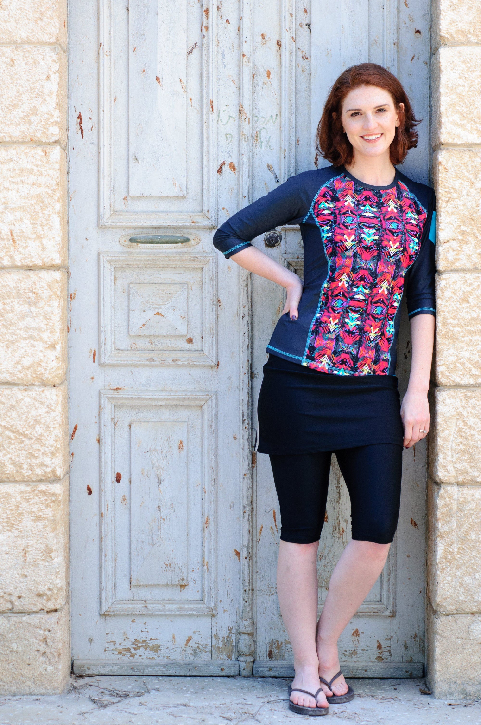 Surfer's Silhouette Swim Top- Sale