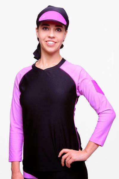 La Playa 3/4 Long Sleeve Rash Guard and  Running Shirt